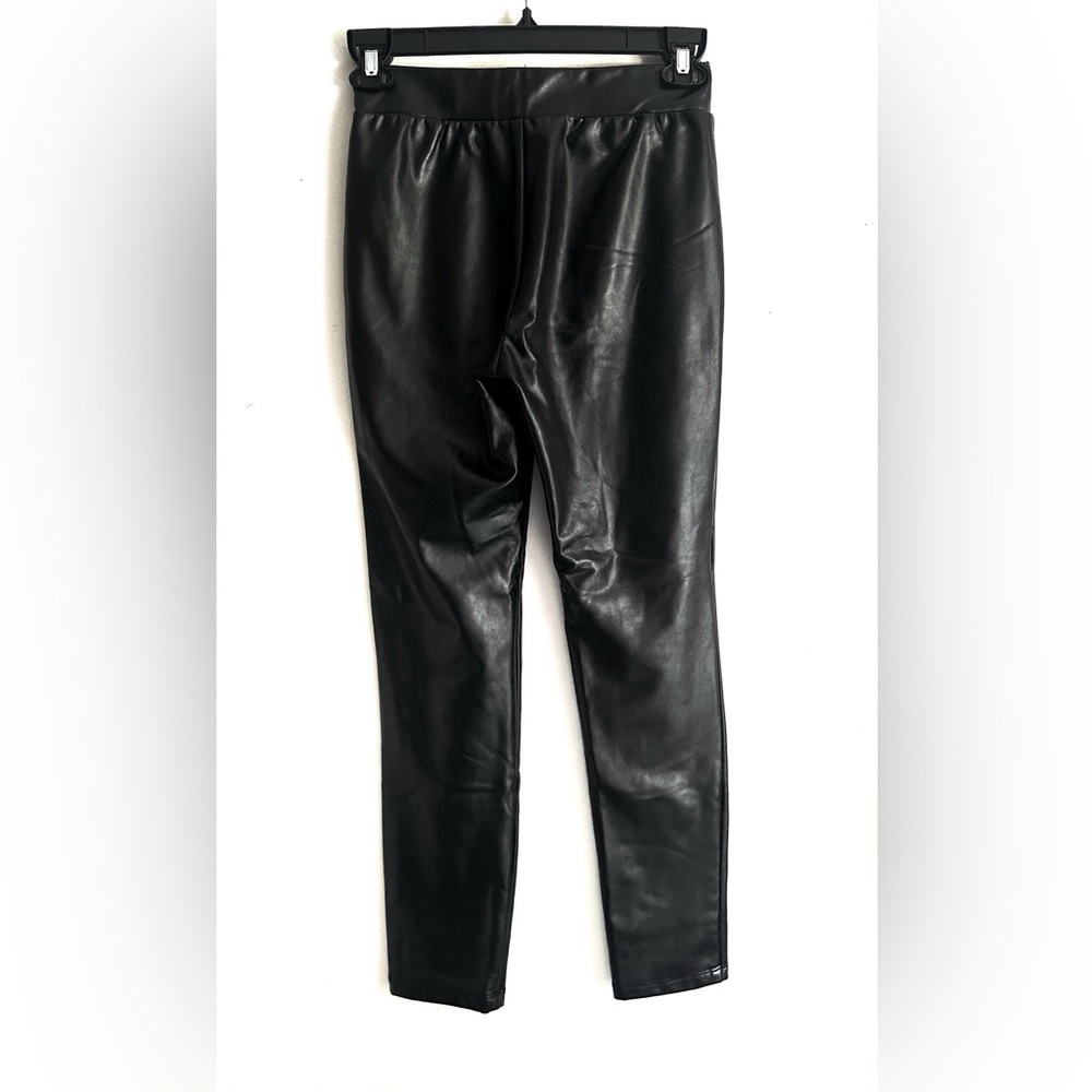 Alya Faux Leather Fleeced Lined Leggings